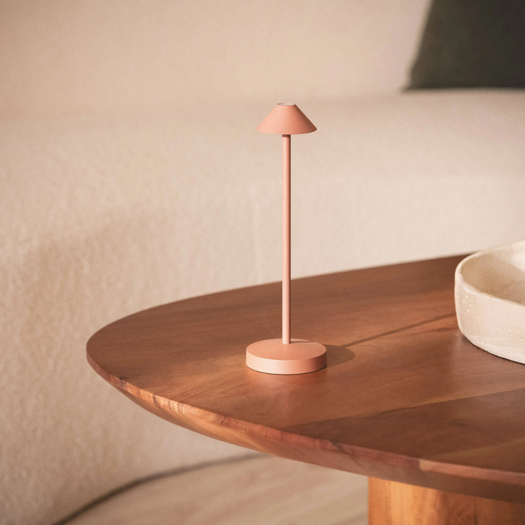 Lampada da Tavolo LED Portatile Per Esterni Magatzi - Terracotta (5)