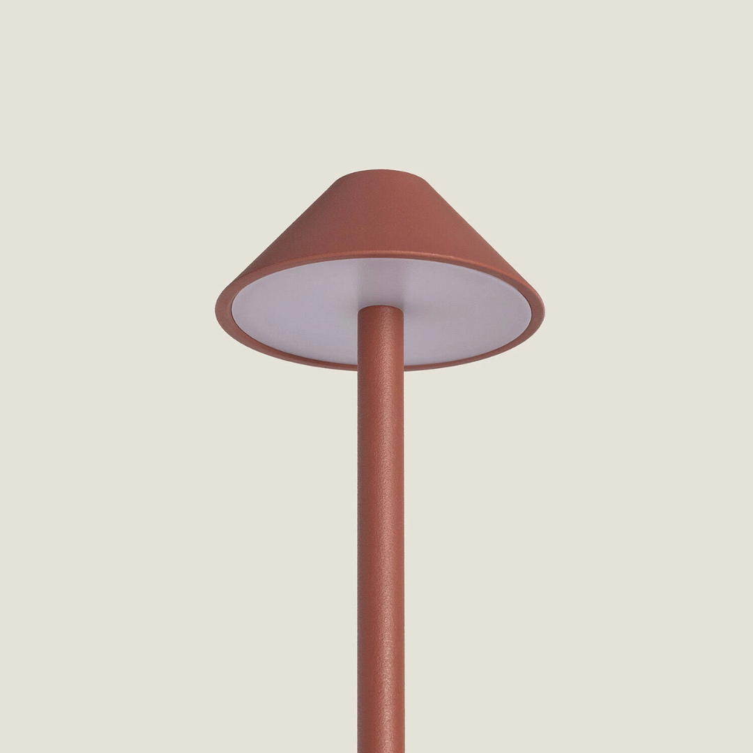 Lampada da Tavolo LED Portatile Per Esterni Magatzi - Terracotta (7)