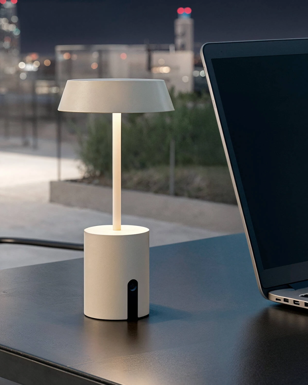Lampada da Tavolo LED Wireless per Esterni Ula - Beige (2)
