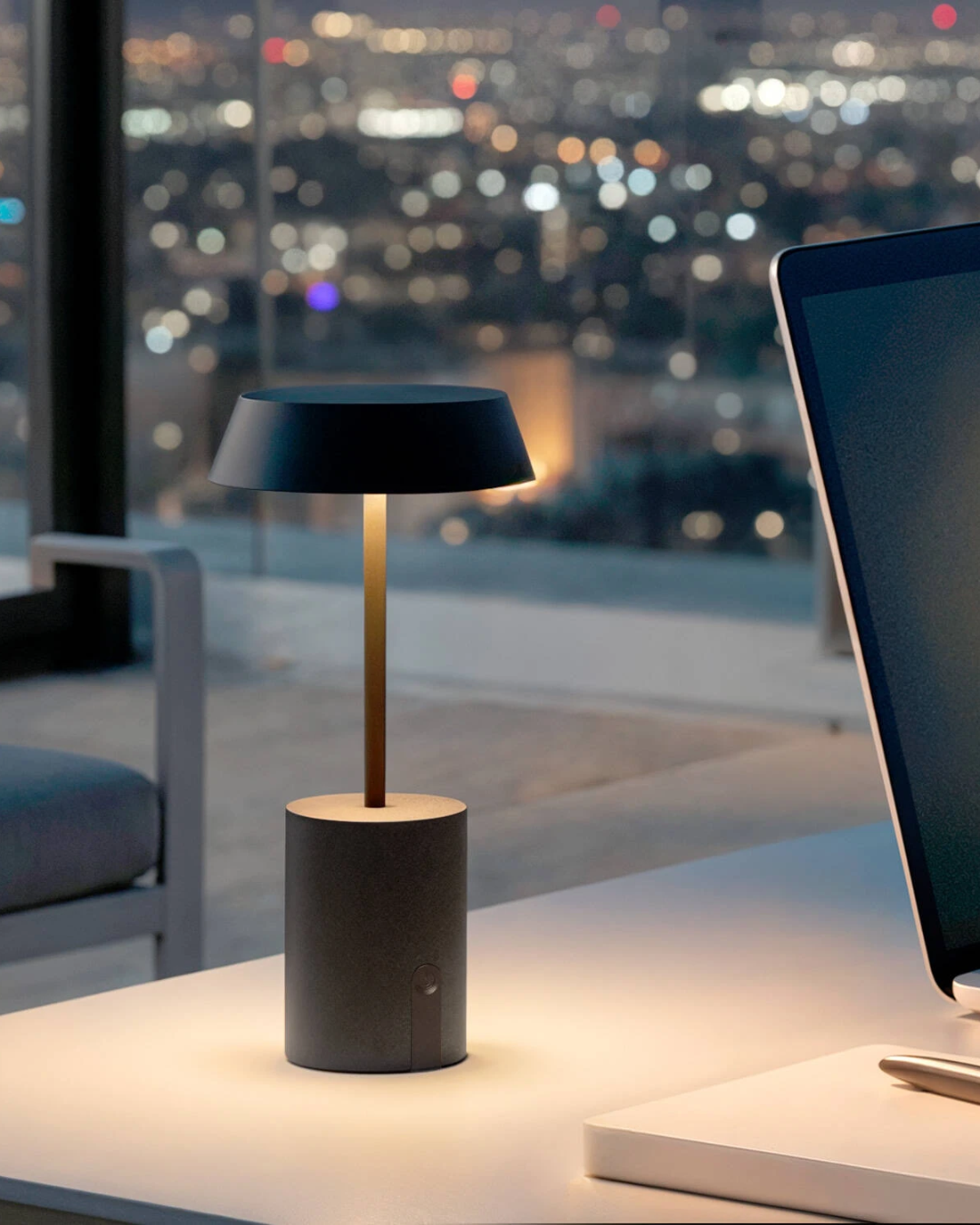 Lampada da Tavolo LED Wireless per Esterni Ula - Nero (2)