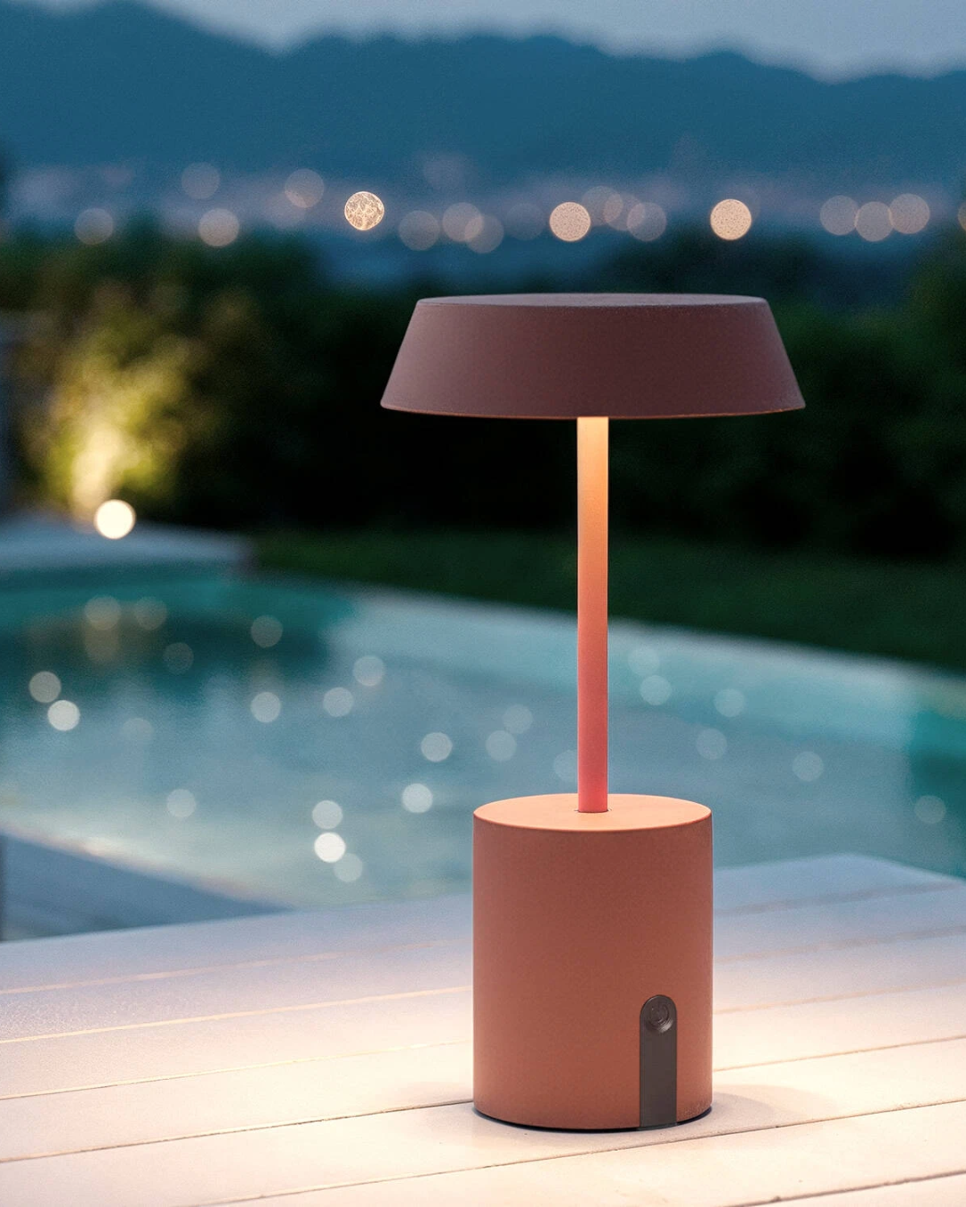 Lampada da Tavolo LED Wireless per Esterni Ula - Terracotta (2)
