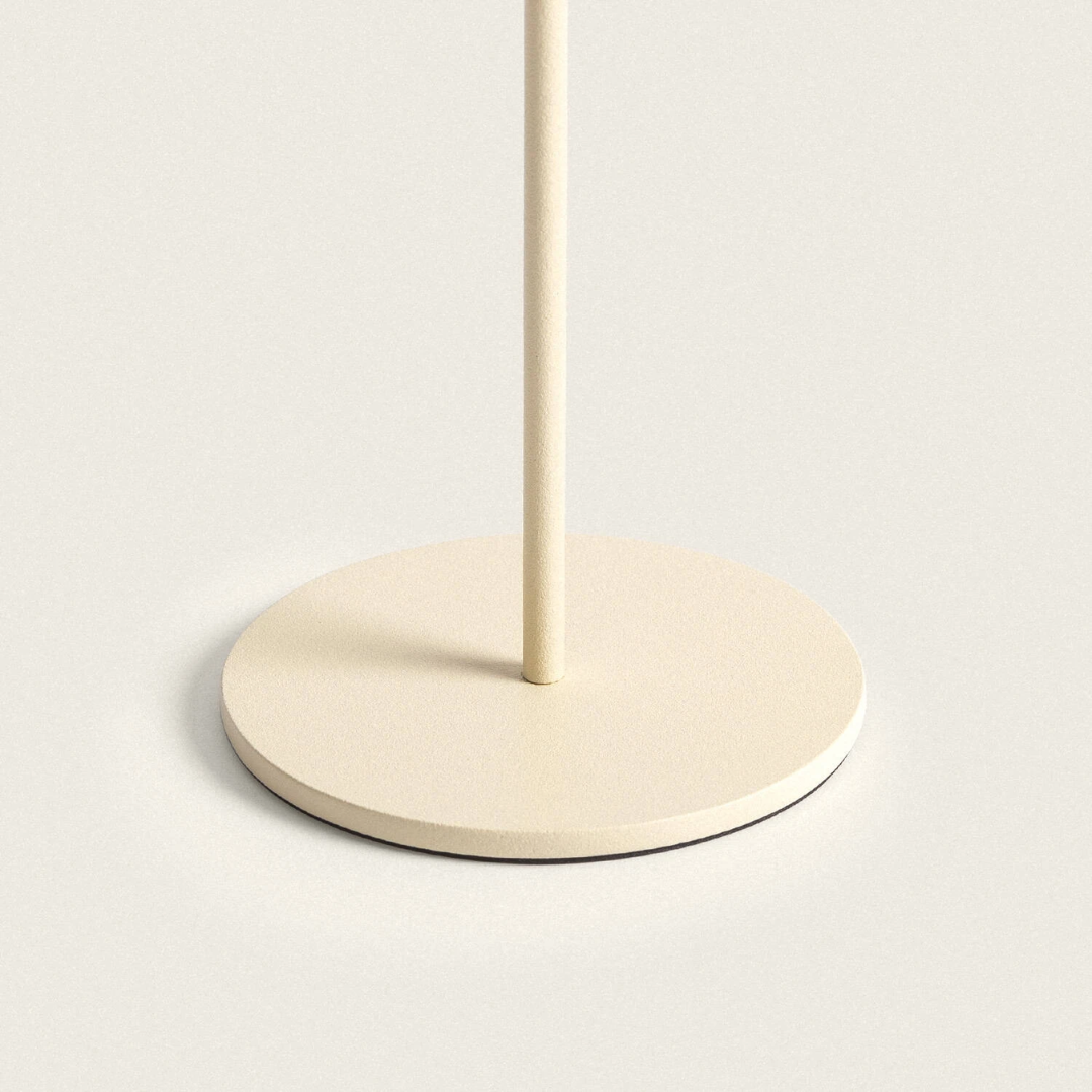 Lampada da Tavolo Portatile Per Esterni Wink Nichel - color Beige (8)