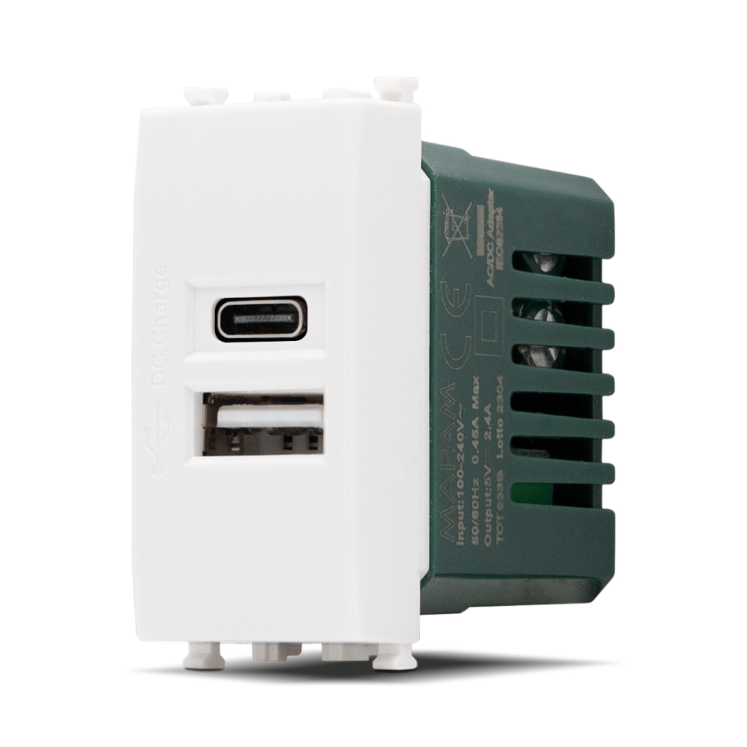Doppia-presa-USB-TIPO-AC-5V-2A-265V-GEM