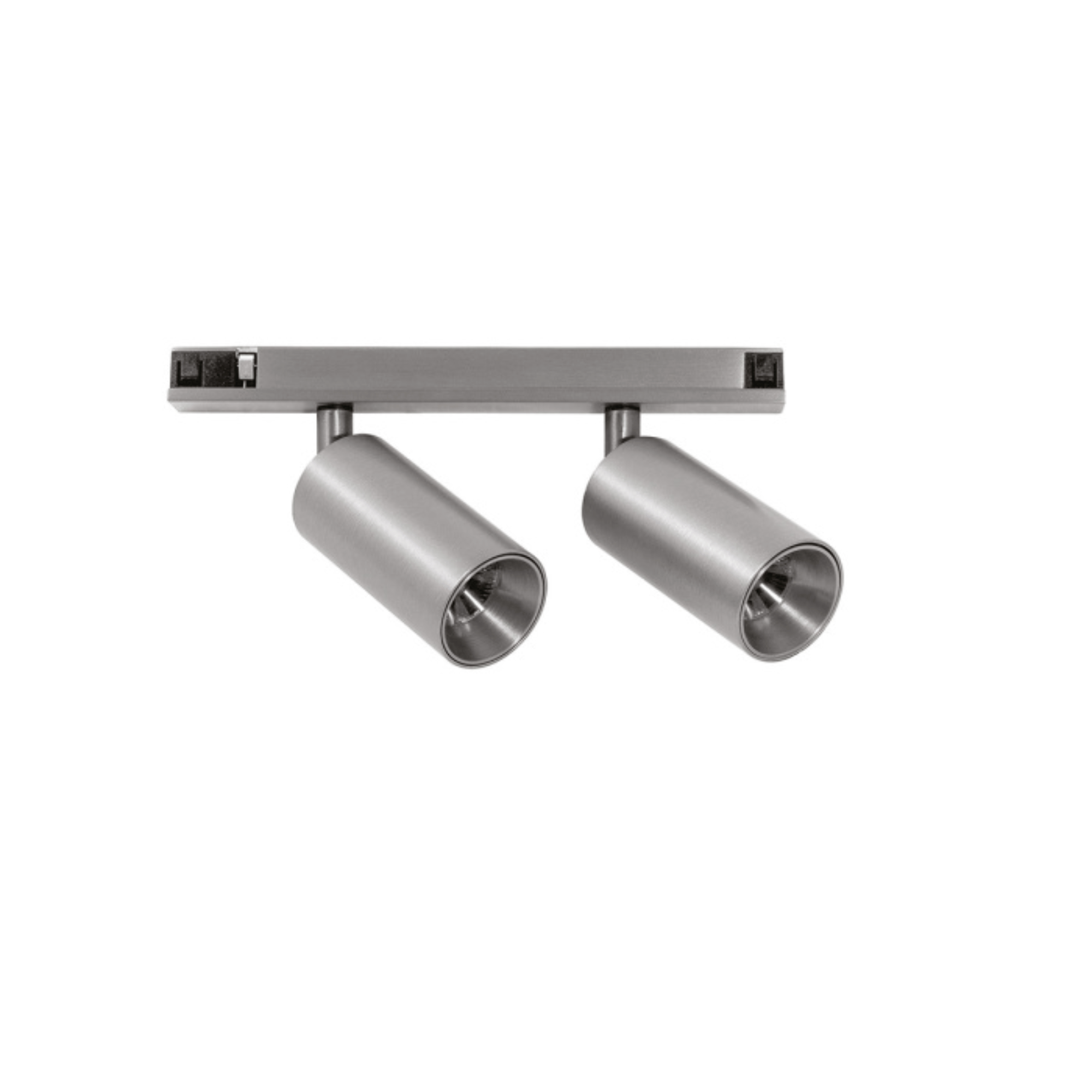 Proiettore orientabile non dimmerabile a due spot per binario 48V LED 6W (4)
