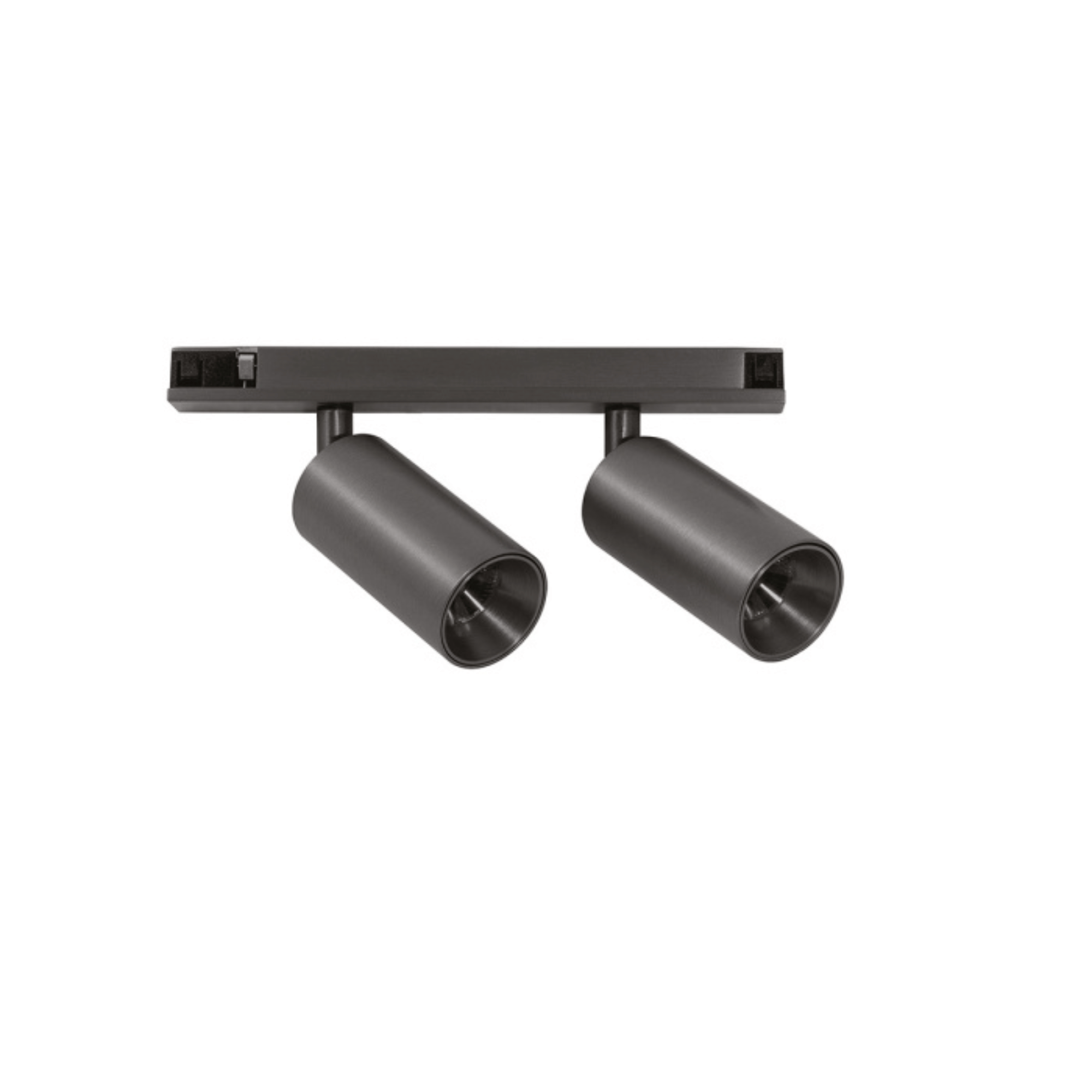 Proiettore orientabile non dimmerabile a due spot per binario 48V LED 6W (5)