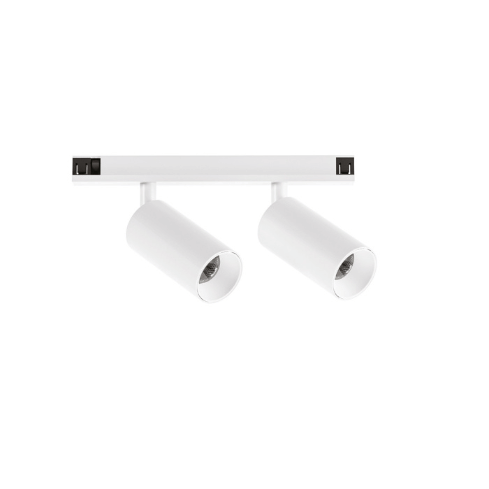 Proiettore-orientabile-non-dimmerabile-a-due-spot-per-binario-48V-LED-6W