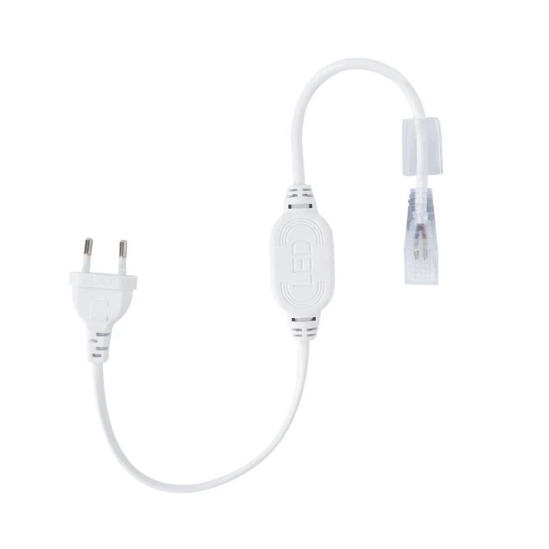Cavo-Raddrizzatore-Corrente-Striscia-LED-220-V-AC-SMDCOB-Larga-12mm