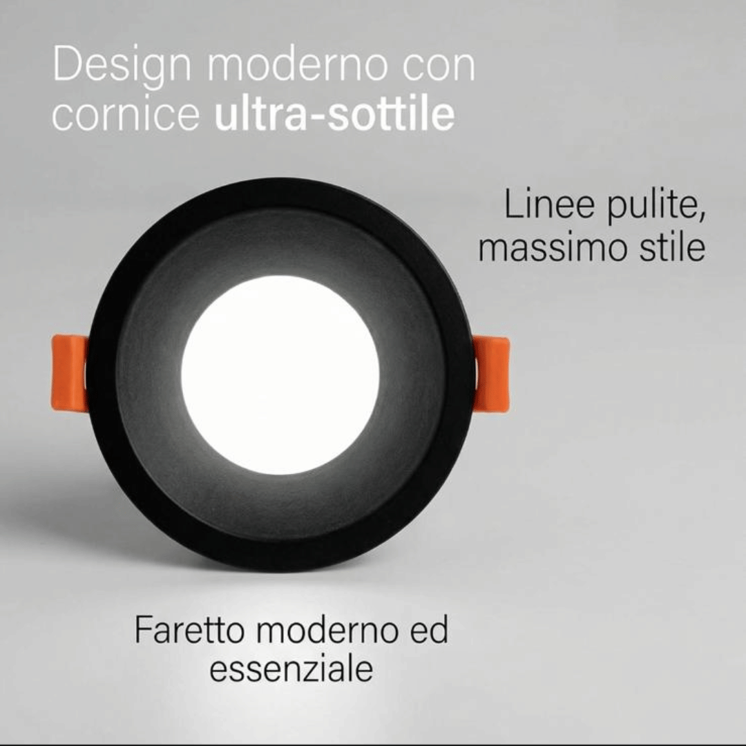 Kit 10 pezzi faretto + lampadina 6W GU10 (6)