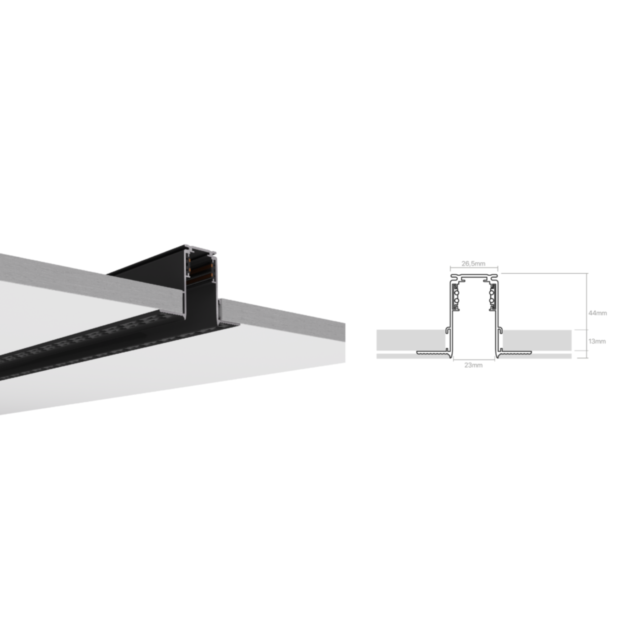 BINARIO-MAGNETICO-48V-INCASSO-A-SCOMPARSA-con-aletta-frontale-2