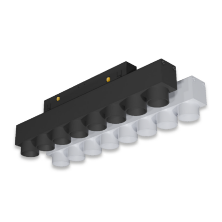 Faretto Compatto 16W per binario magnetico 48V- Ledco