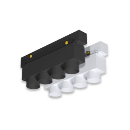 Faretto Compatto 8W per binario magnetico 48V- Ledco