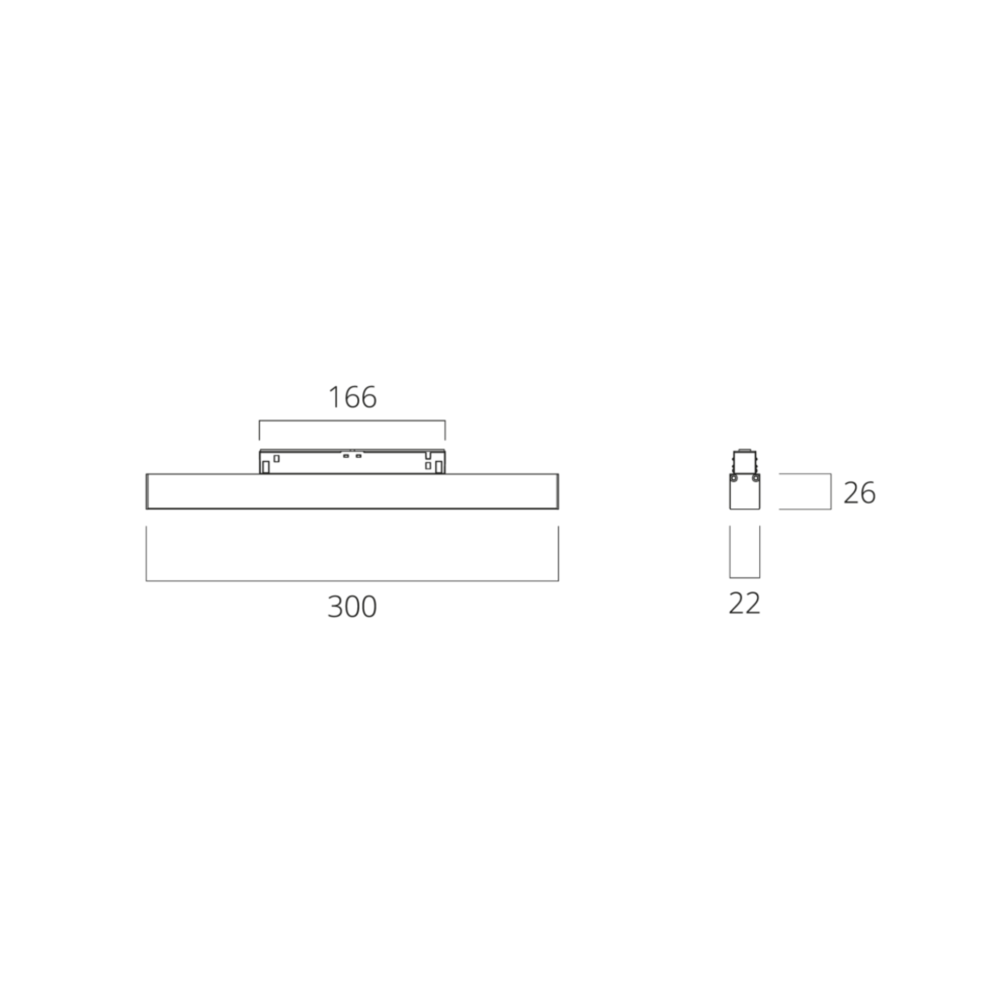 Barra LED Magnetica - 30cm CRI 95 (2)