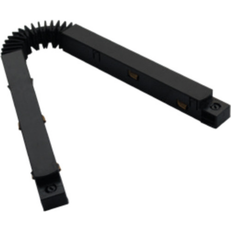 Giunzione flessibile nera e bianca per binario magnetico 48V - Ledco