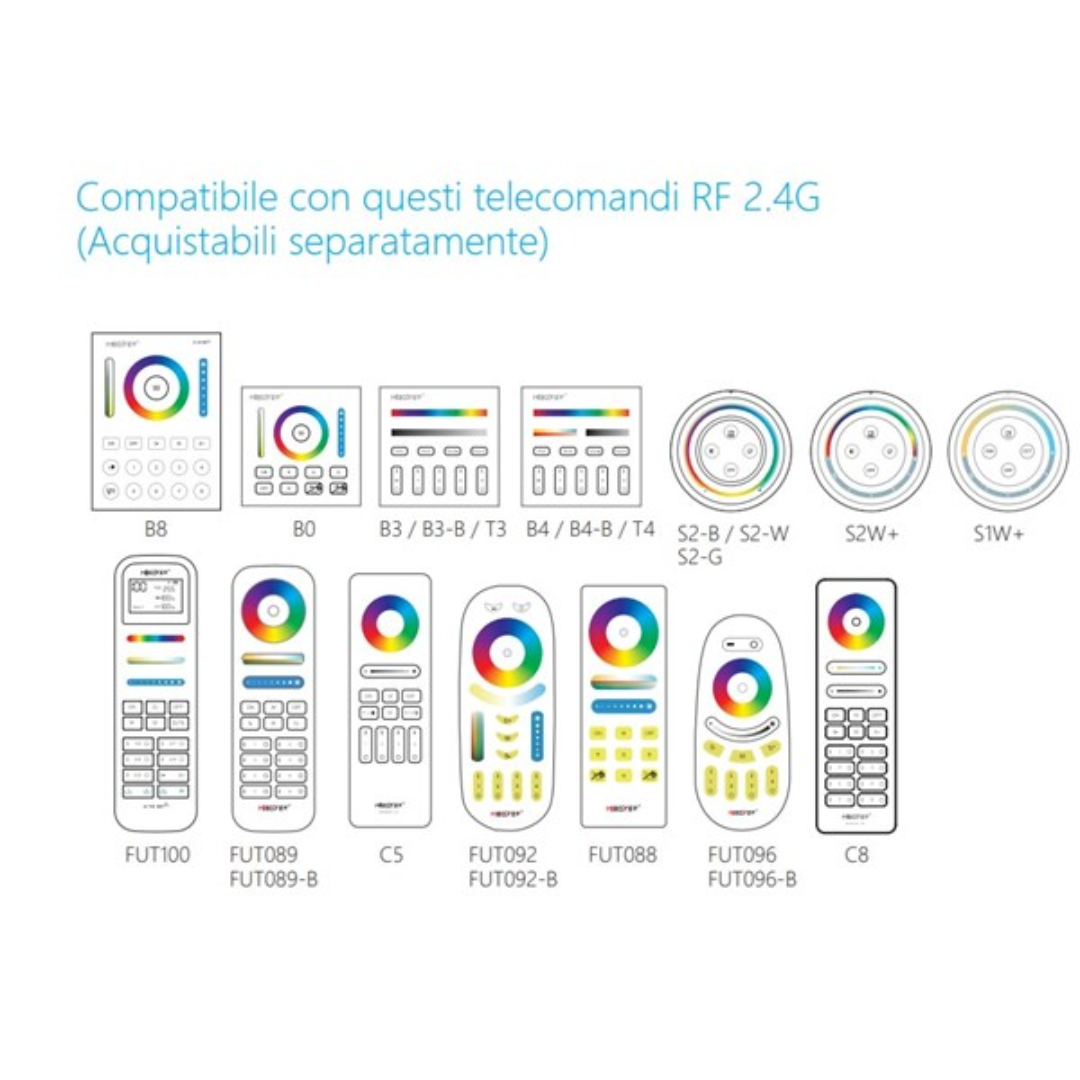 Ricevitore Dimmer Master 24V 20A Wifi+ Rf Compatibile Con Faretti Serie Plc (3)