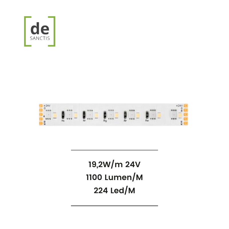 Strip-Led-22162835-Ip65-Tr-192W_Mt-24V-224Led_Mt-Cri90-20-Metri
