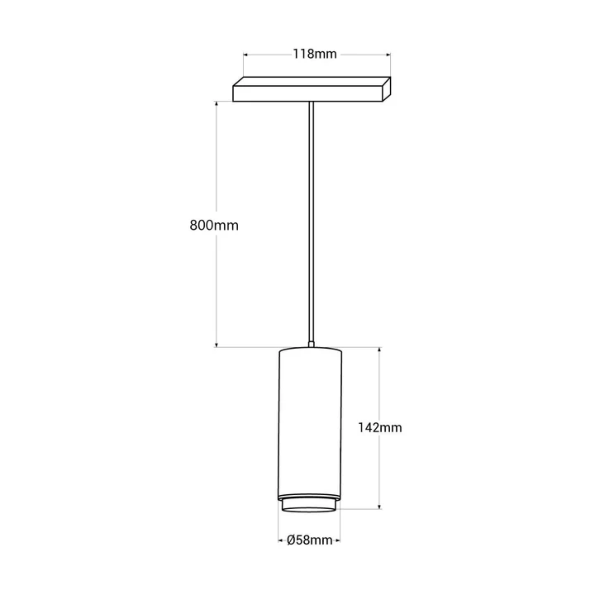 Faretto LED a sospensione con zoom 15°- 60° per binario magnetico 48V 8W CRI95 - De Sanctis Light and Design - immagine 6