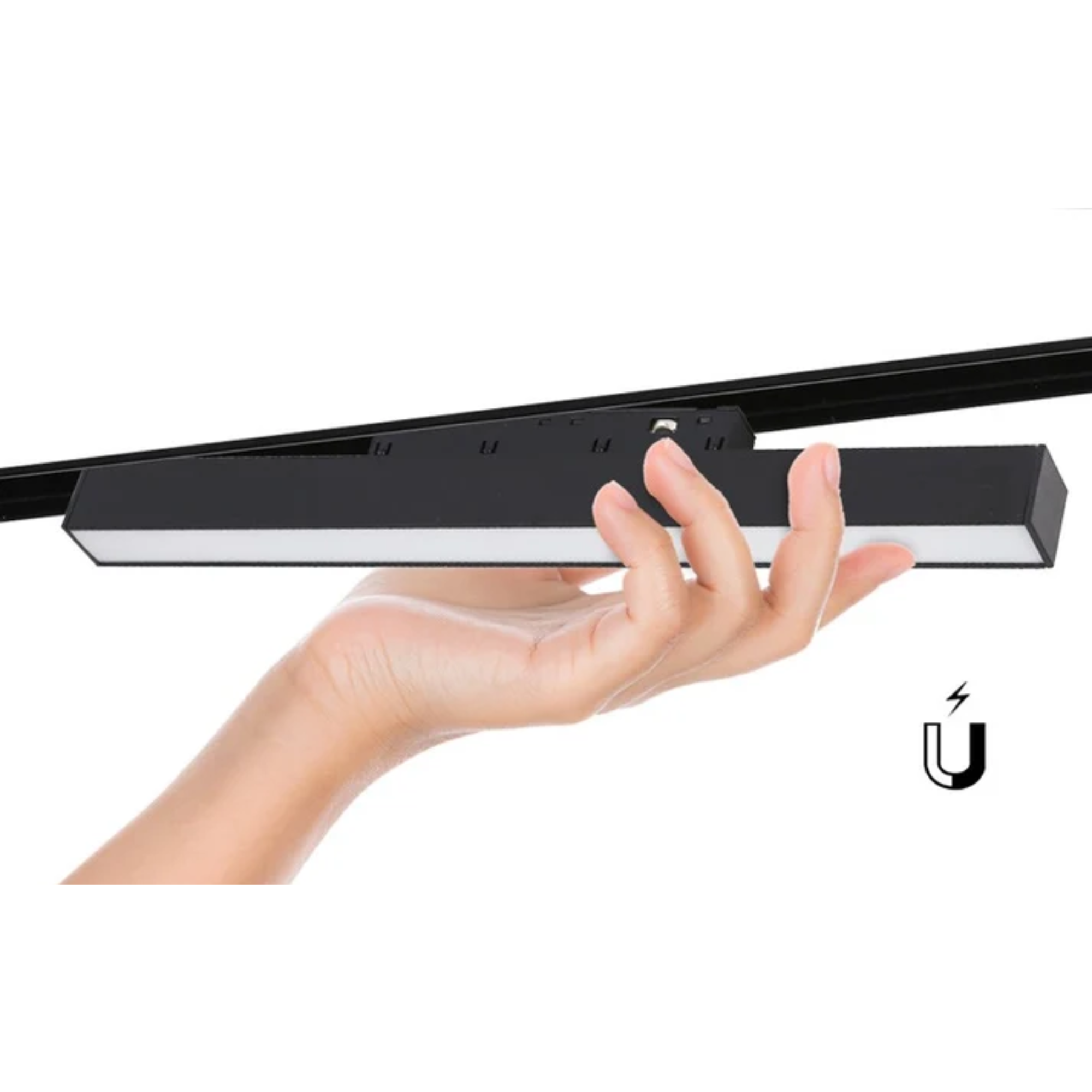 Faretto lineare LED opalino per binario magnetico 48V 10W CRI90 - De Sanctis Light and Design - immagine 7