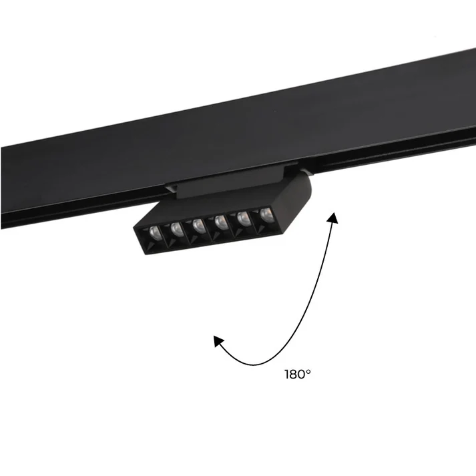 Faretto lineare LED orientabile a binario magnetico 48V - 6W- UGR 16 - De Sanctis Light and Design