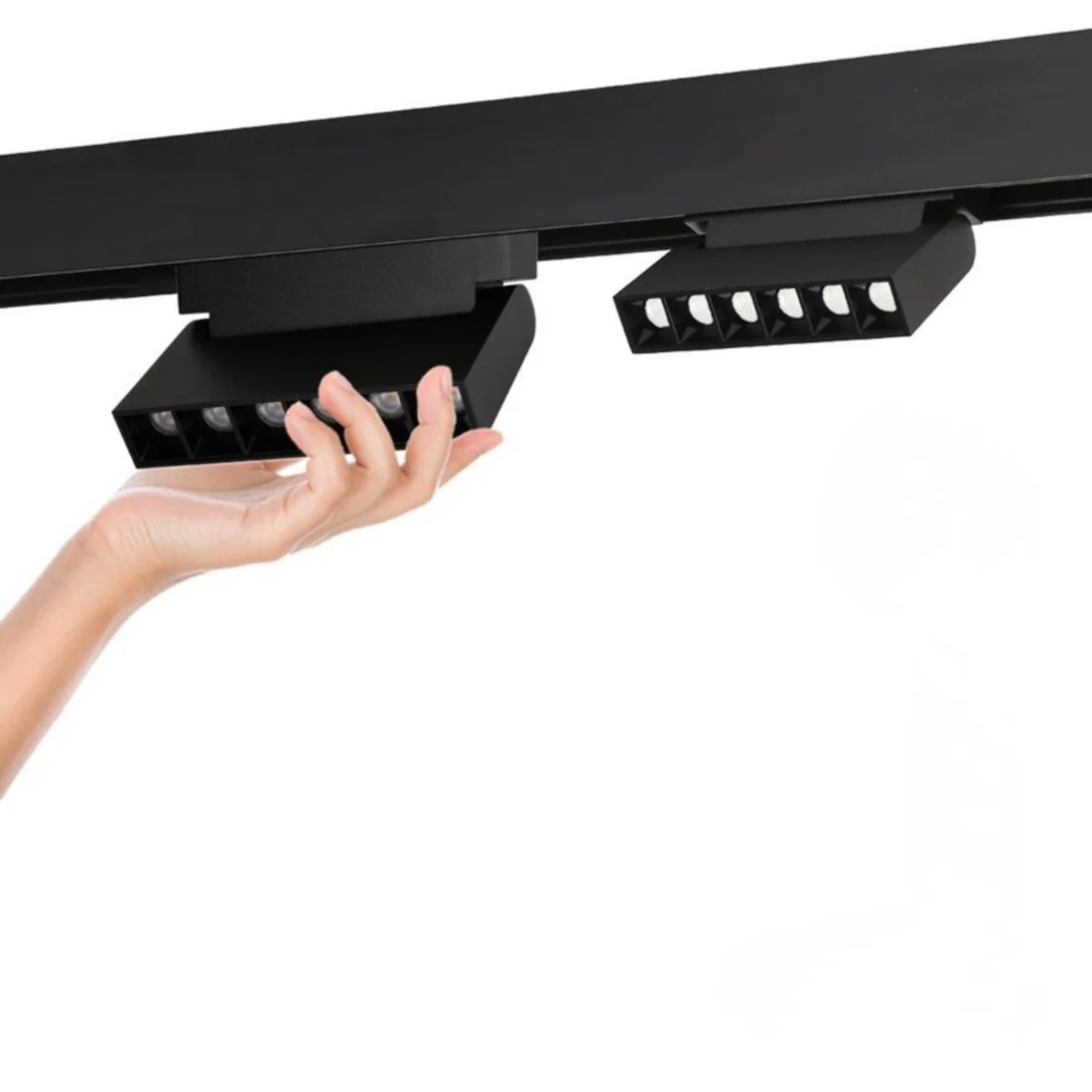 Faretto lineare LED orientabile a binario magnetico 48V - 6W- UGR 16 - De Sanctis Light and Design - immagine 6
