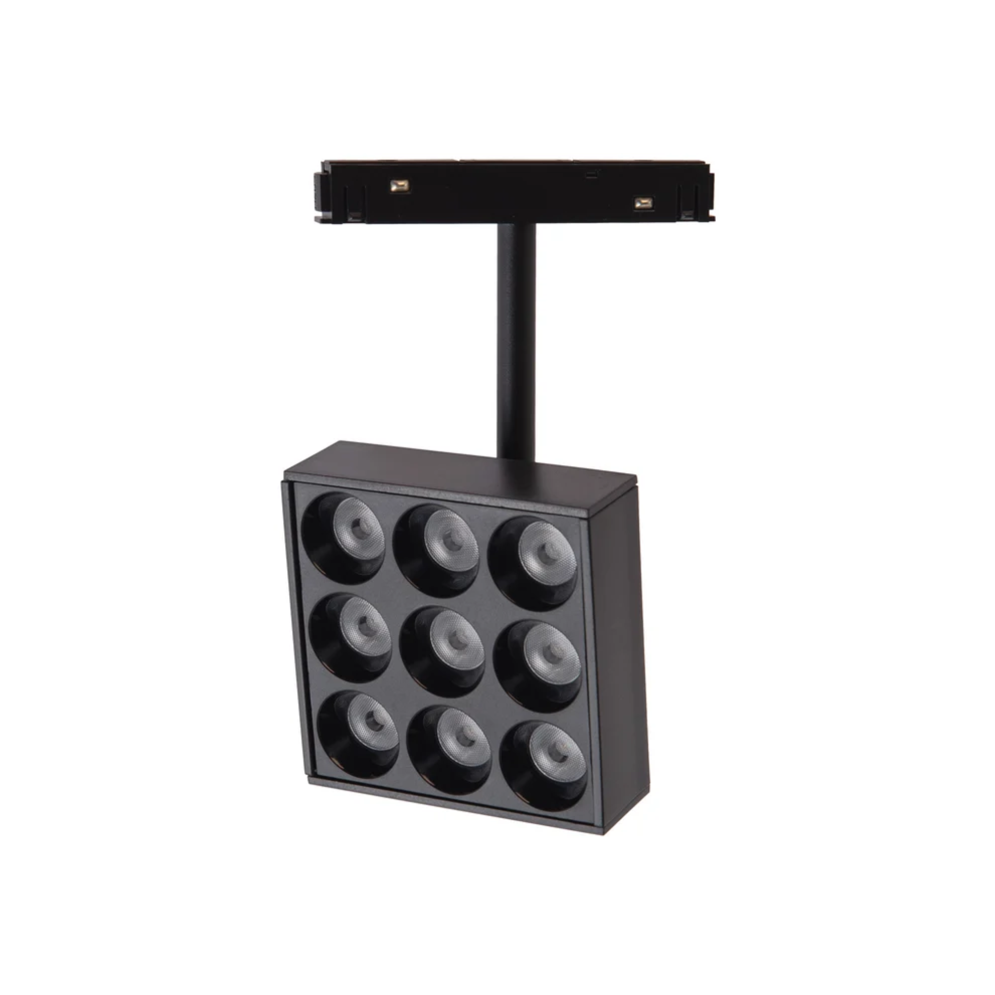 Faretto quadrato orientabile per binario magnetico 48V 9W CRI90 - UGR18 - De Sanctis Light and Design - immagine 4
