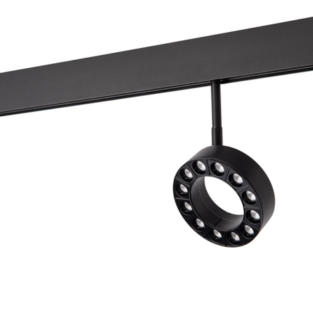 Lampada circolare LED per binario magnetico 48V 12W CRI90 - UGR18 - OSRAM - De Sanctis Light and Design