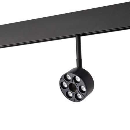 Lampada circolare orientabile per binario magnetico 6W 48V  - De Sanctis Light and Design
