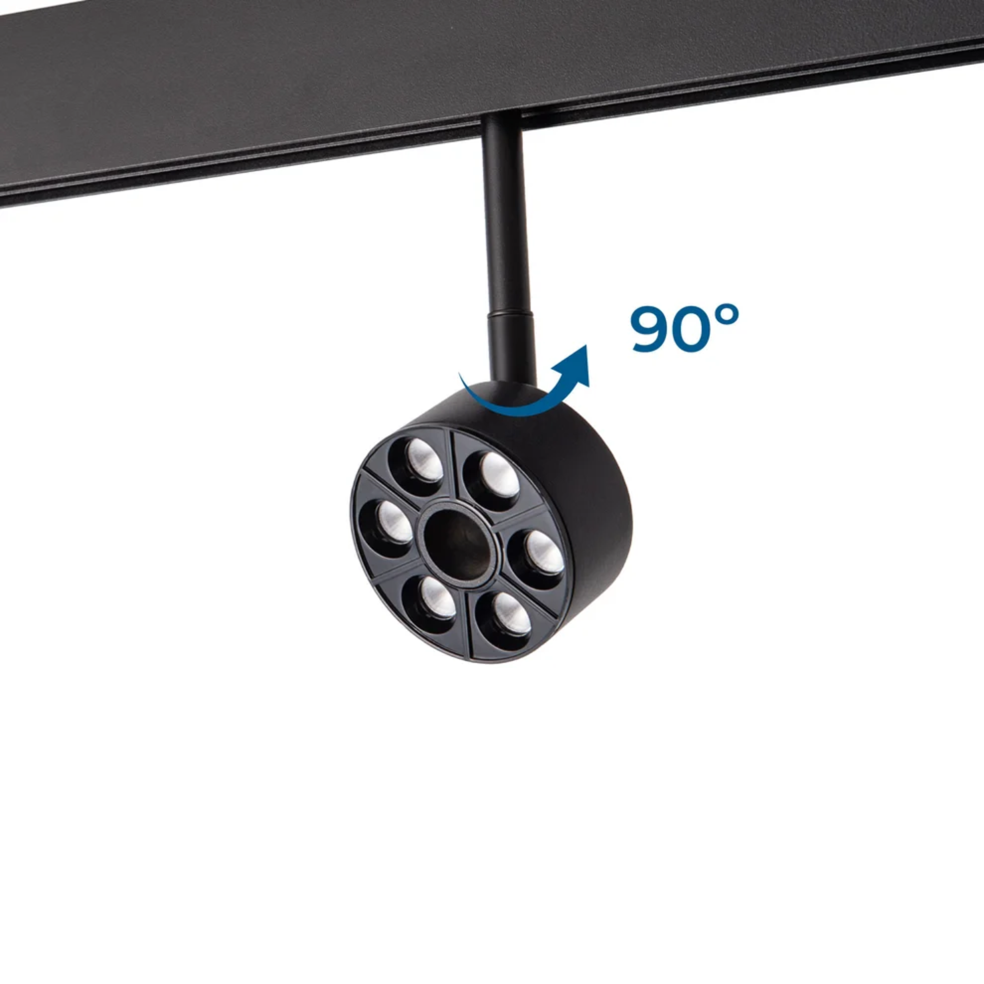 Lampada circolare orientabile per binario magnetico 6W 48V - De Sanctis Light and Design - immagine 7