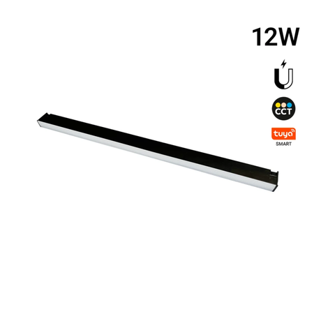 Faretto lineare per binario magnetico 48V 12W 10mm - CCT + SMART - De Sanctis Light and Design