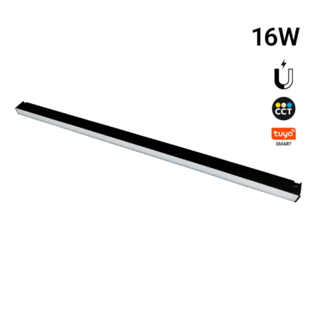 Faretto lineare per binario magnetico 48V 16W 10mm - CCT + SMART - De Sanctis Light and Design