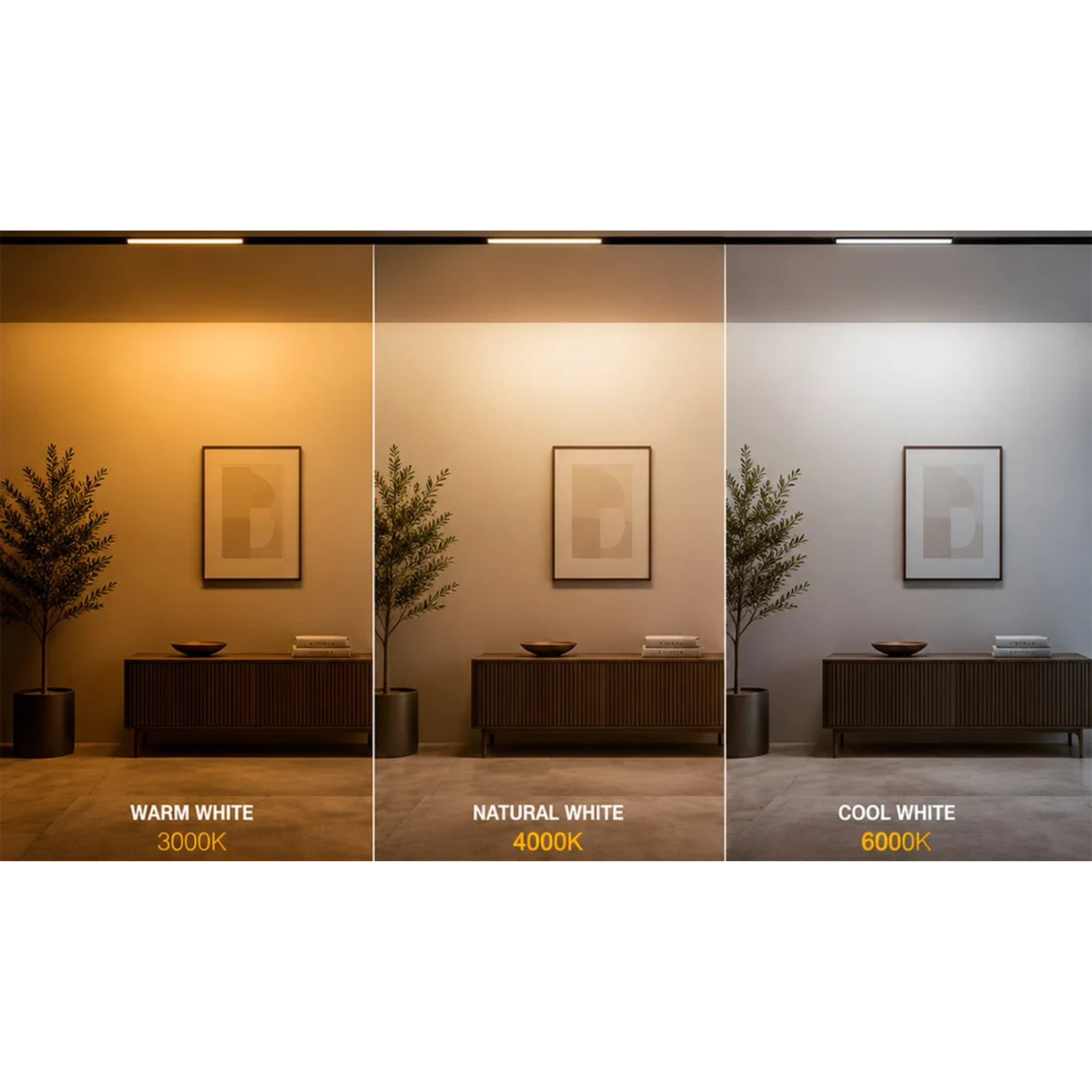 Faretto lineare per binario magnetico 48V 8W 10mm - CCT + FUNZIONE SMART - De Sanctis Light and Design - immagine 2