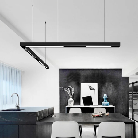 Faretto lineare opalino per binario magnetico 48V 20W - De Sanctis Light and Design