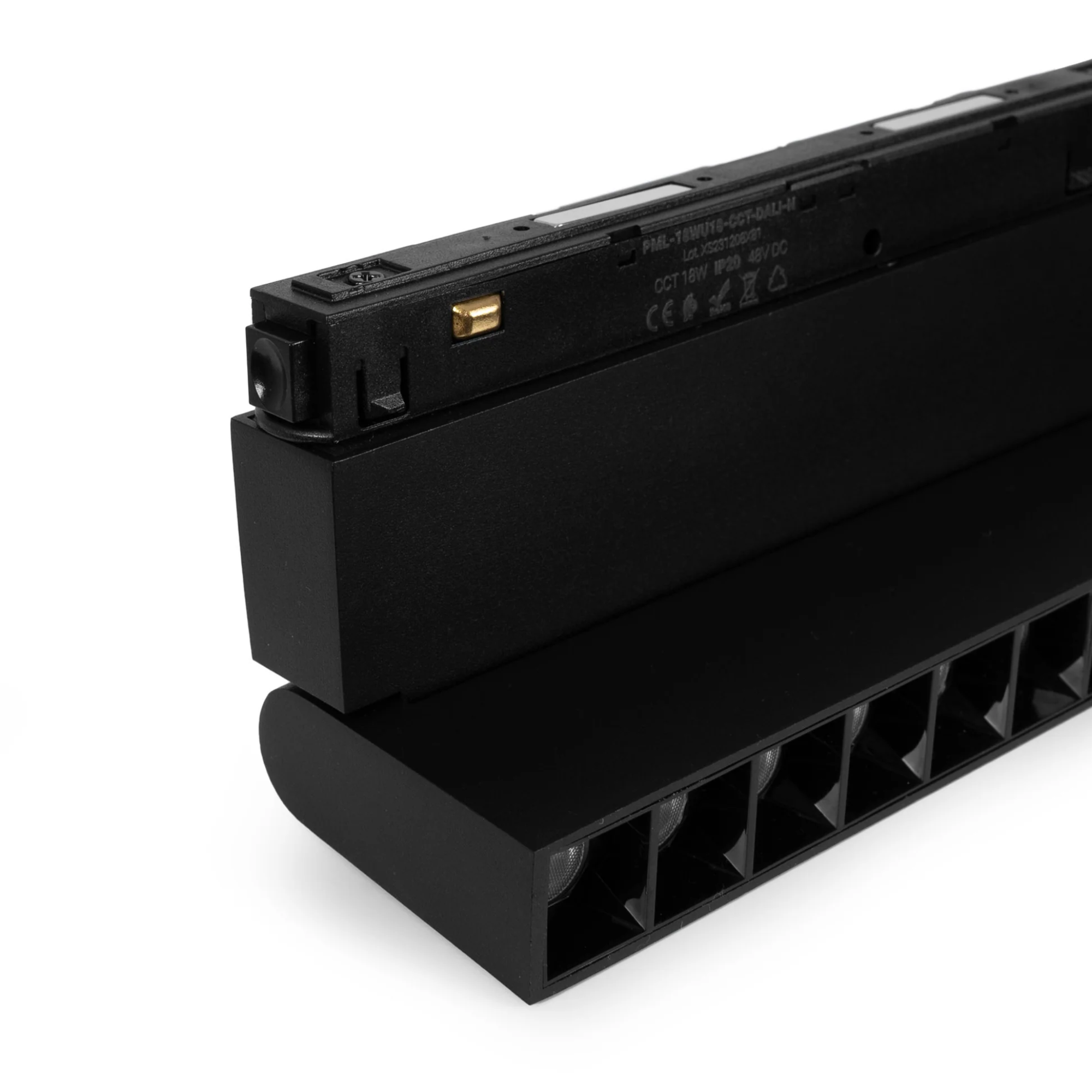 Faretto lineare orientabile CCT per binario magnetico 48V 18W - De Sanctis Light and Design - immagine 3