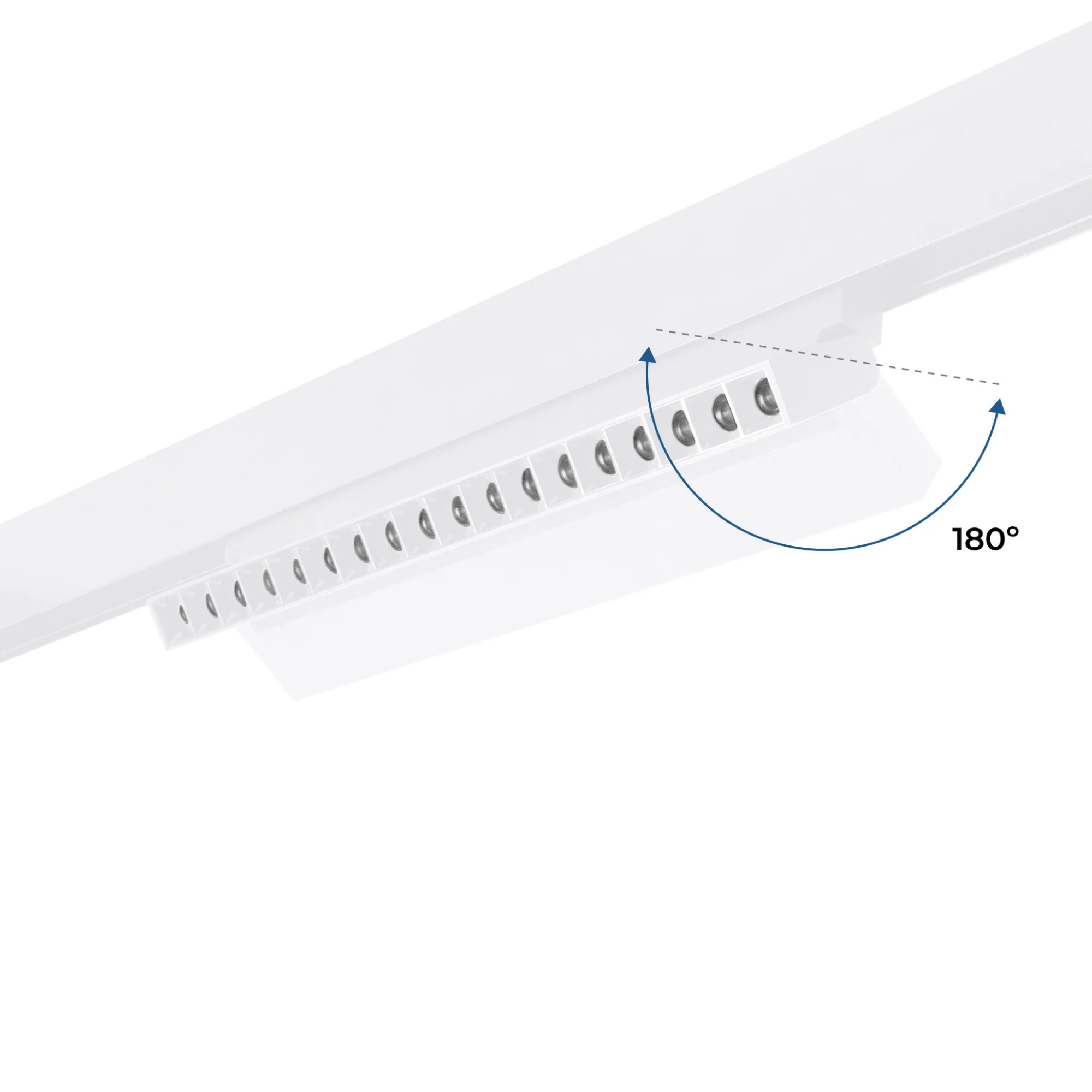 Faretto lineare orientabile CCT per binario magnetico 48V 18W - De Sanctis Light and Design - immagine 6