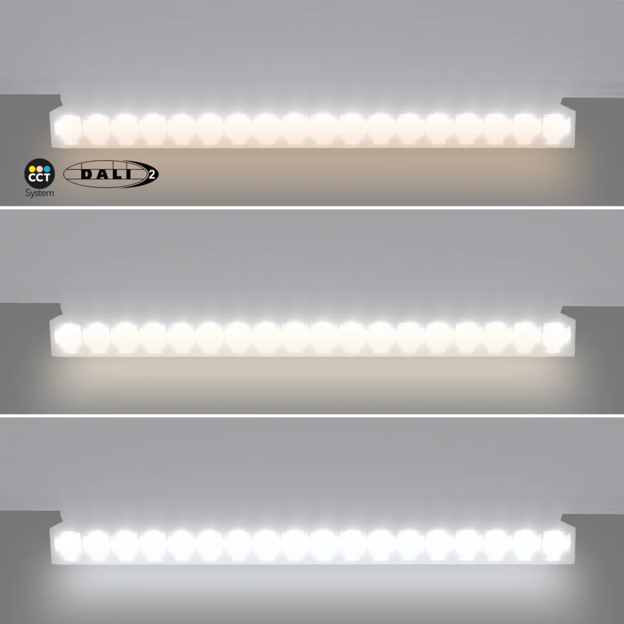 Faretto lineare orientabile CCT per binario magnetico 48V 18W - De Sanctis Light and Design - immagine 7