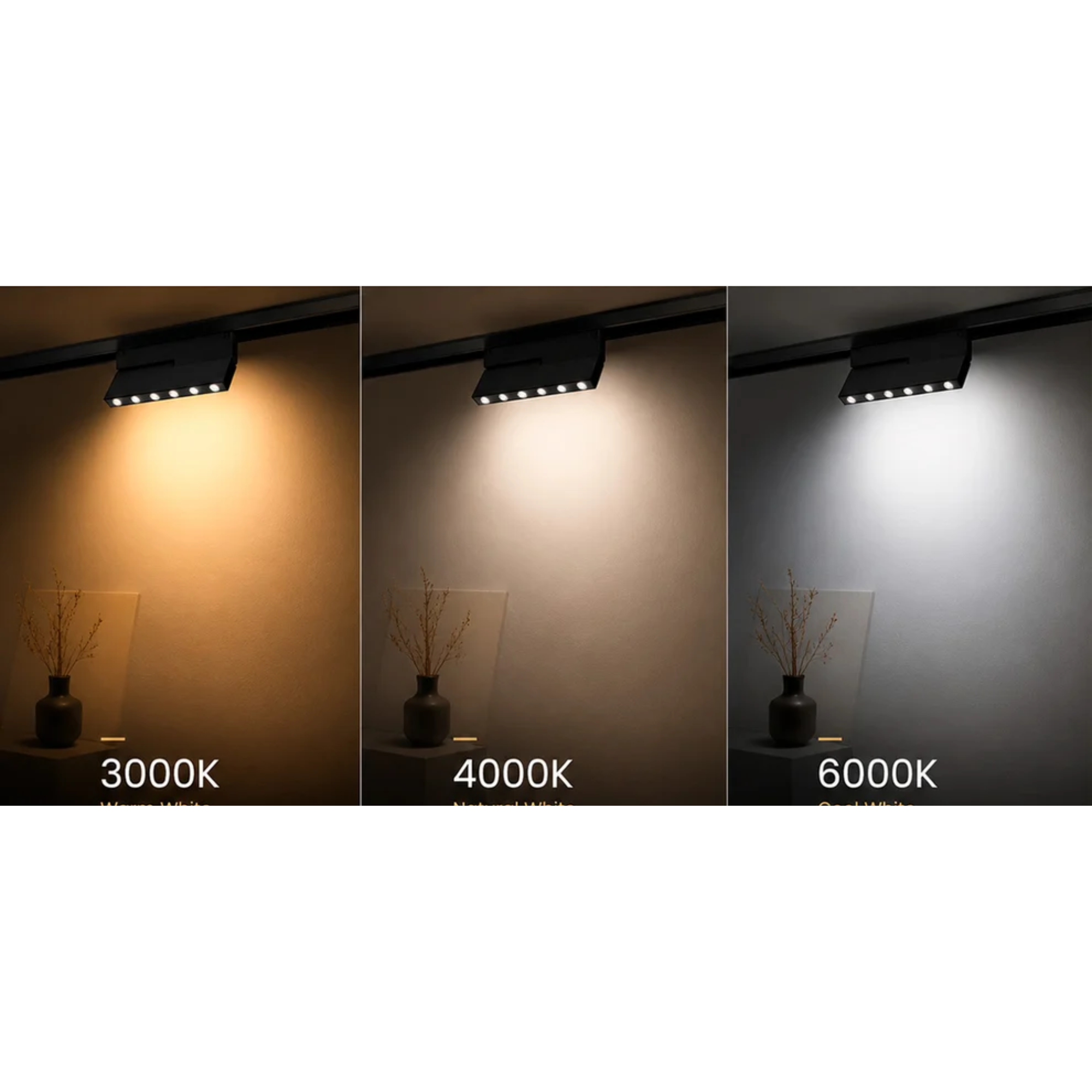 Faretto lineare orientabile per binario magnetico 48V 6W 10mm - CCT + FUNZIONE SMART - De Sanctis Light and Design - immagine 2
