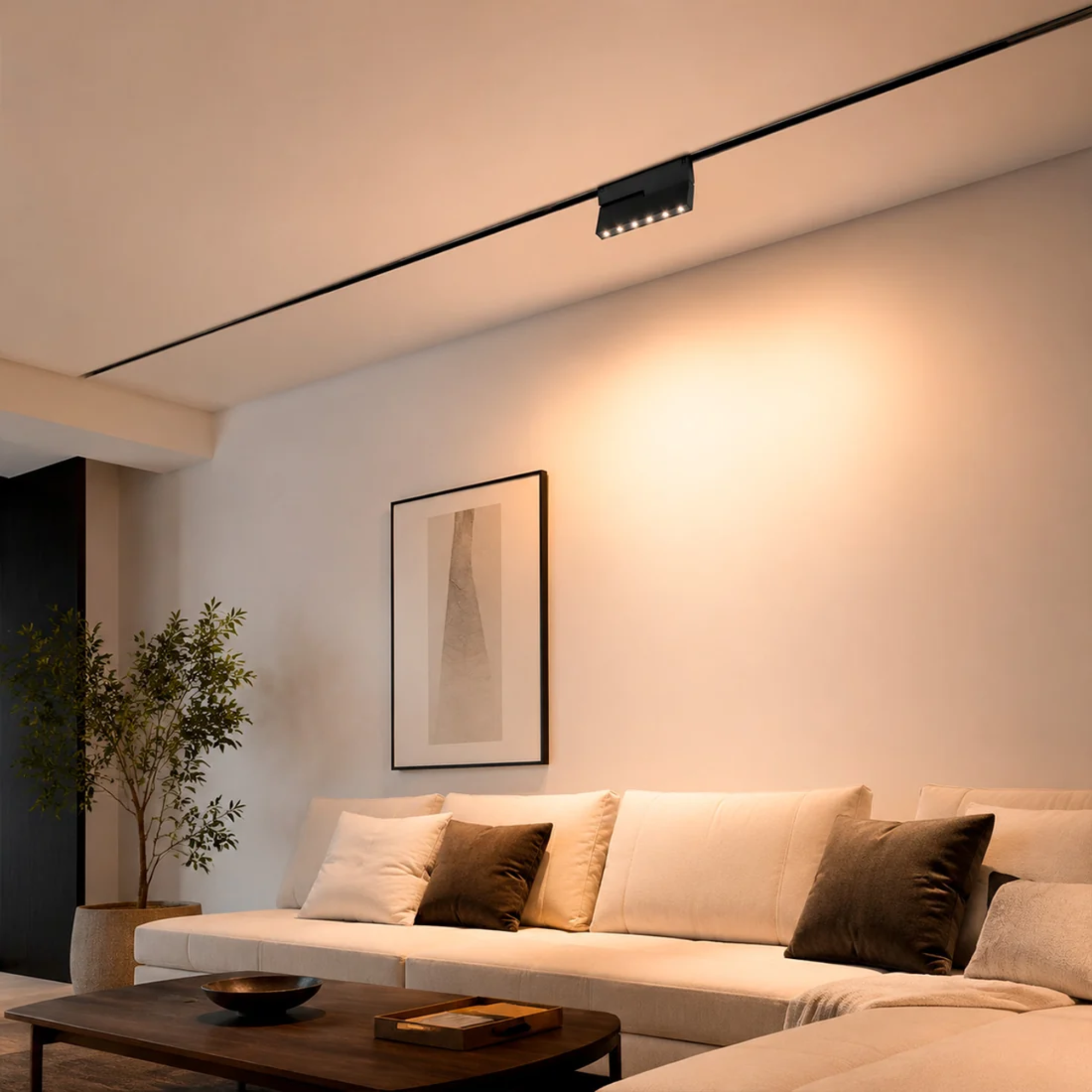 Faretto lineare orientabile per binario magnetico 48V 6W 10mm - CCT + FUNZIONE SMART - De Sanctis Light and Design - immagine 5