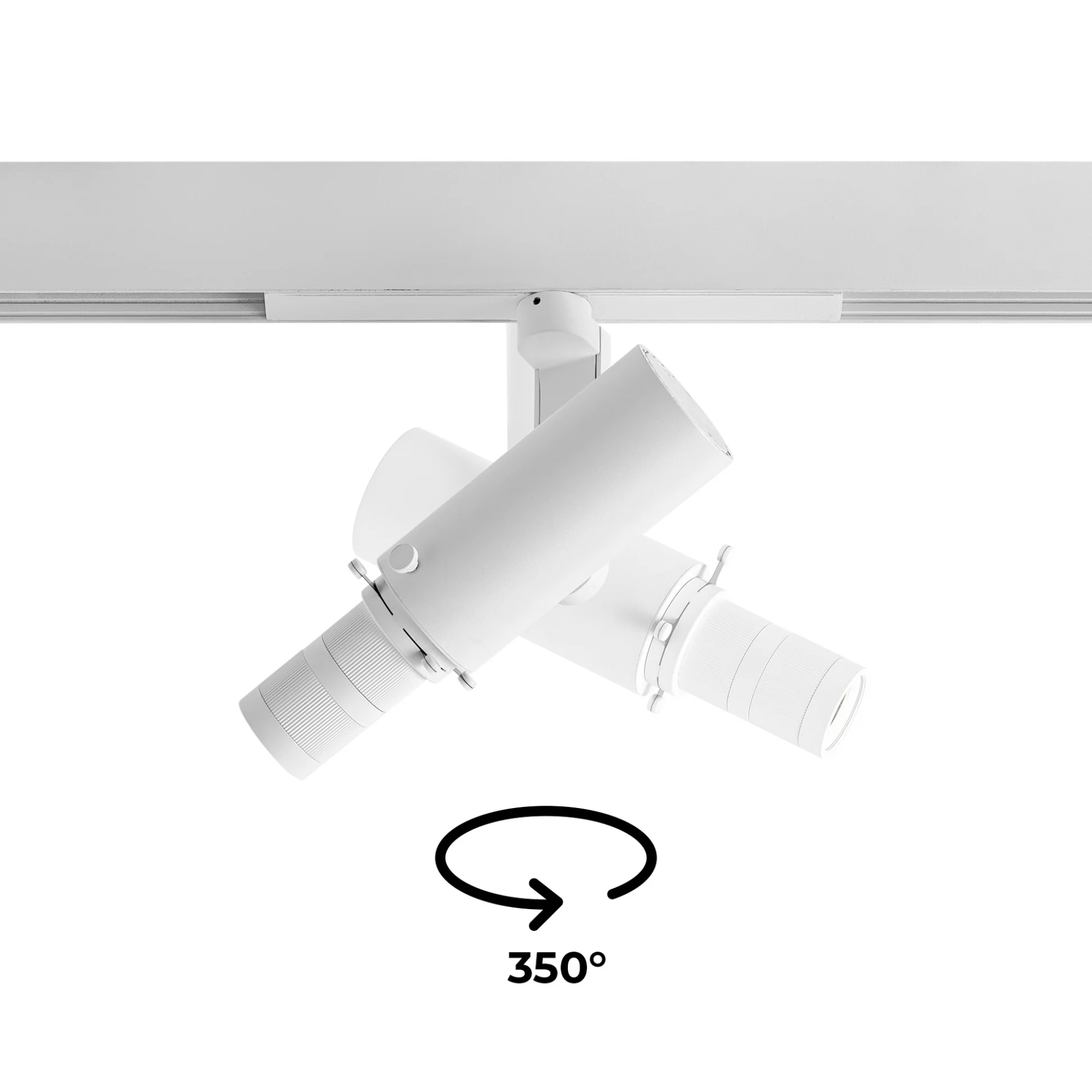 Faretto sagomatore orientabile per binario magnetico 48V 20W - De Sanctis Light and Design - immagine 7