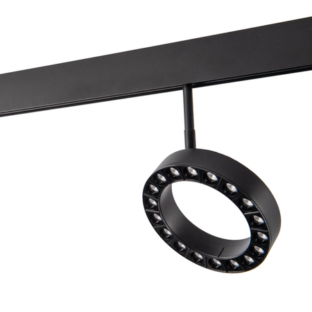 Lampada circolare LED per binario magnetico 48V 18W CRI90 - UGR18 - OSRAM - De Sanctis Light and Design