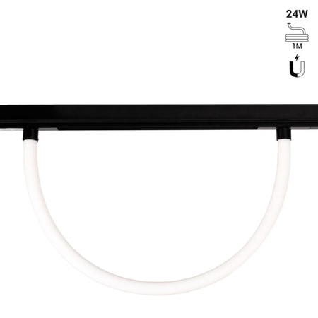 Neon LED flex 360º per binario magnetico 48V 24W 1 metro - De Sanctis Light and Design